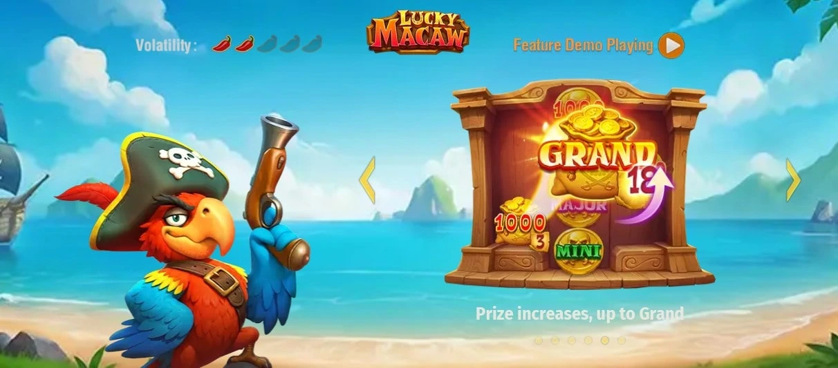 Lucky Mackaw TaDa Gaming