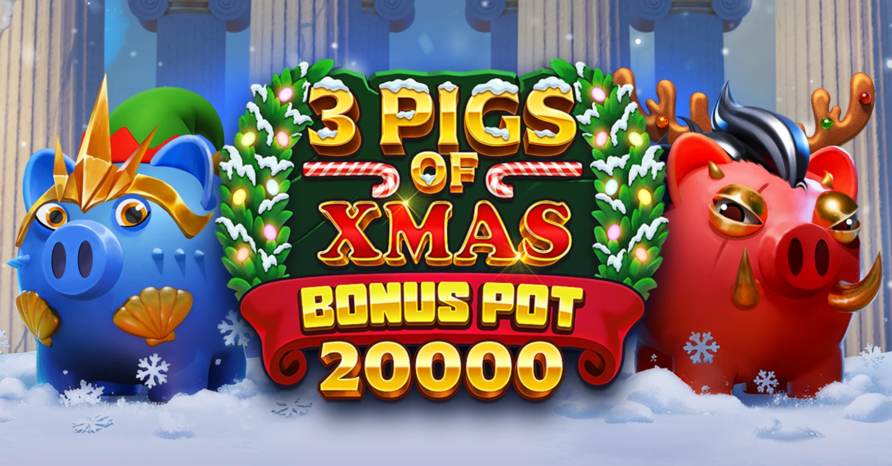 3 Pigs of Xmas Bonus Pot 20,000