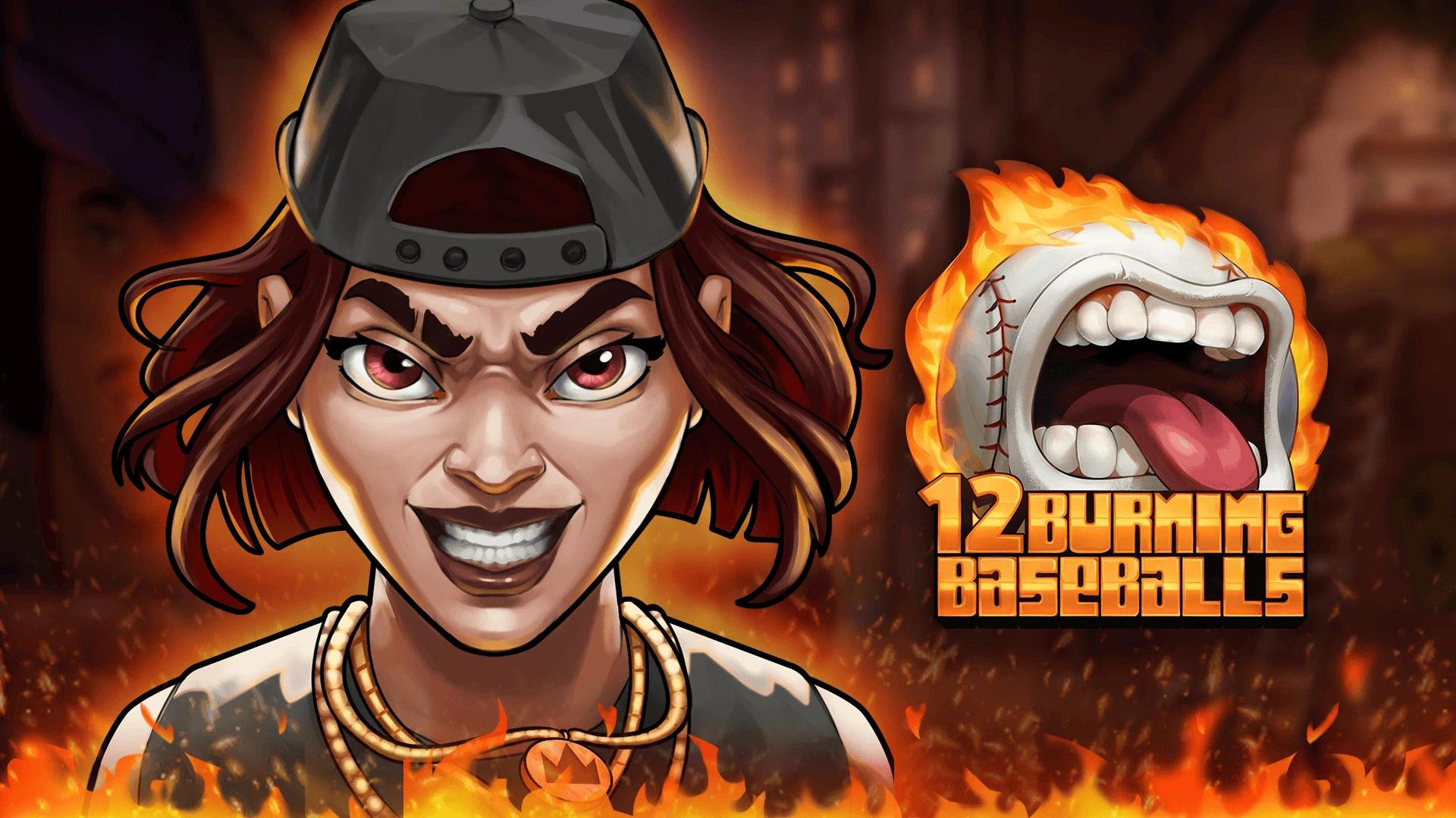 12 Burning Baseballs