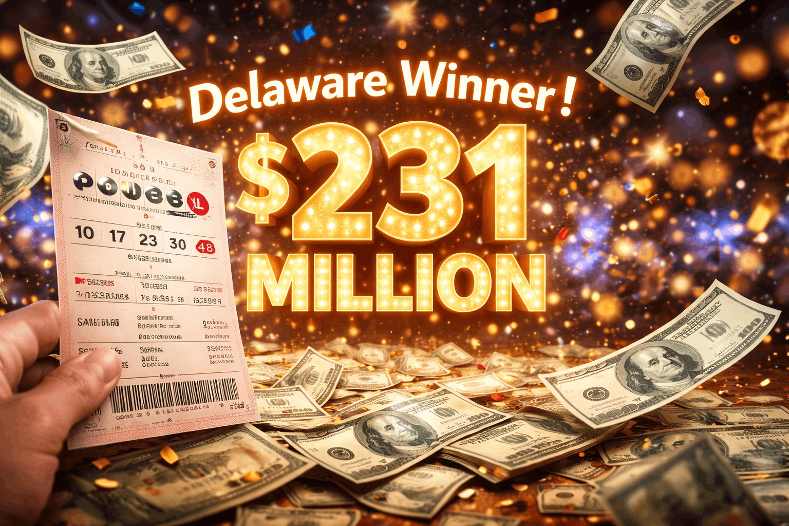 Delaware Powerball-jackpot